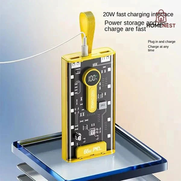 20000mAh 66W Super Fast Charging Power Bank