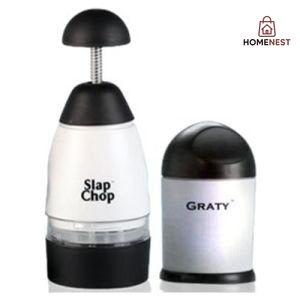 Slap Chop Original Stainless Steel Mini Vegetable Chopper Gadget for Salads