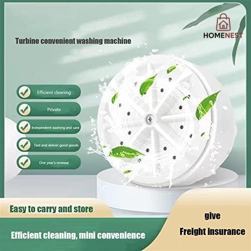 Mini Portable Ultrasonic Turbine Washing Machine Turner USB Powered
