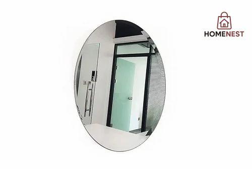 Oval Shape Mirror Wall Sticker