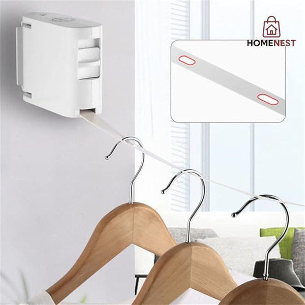 34 Holes Hanging Clothes Retractable Clotheline