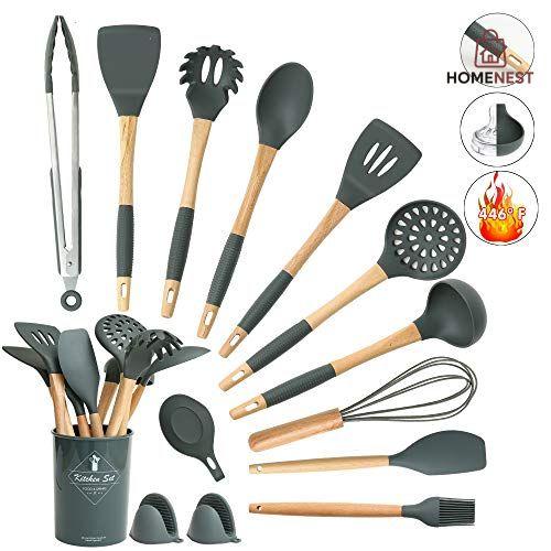 12 pcs Silicone Kitchenware Cooking Utensils Set