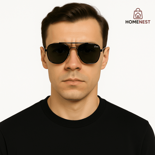 Black & Blue  Frame Sunglasses