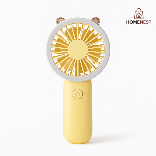 Mini Rechargeable fan with LED Light