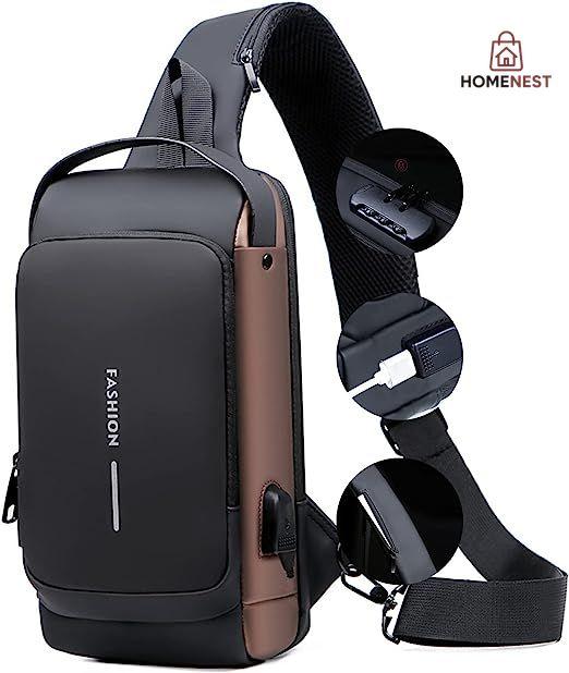Waterproof Chest Bag, Crossbody Sling Bag