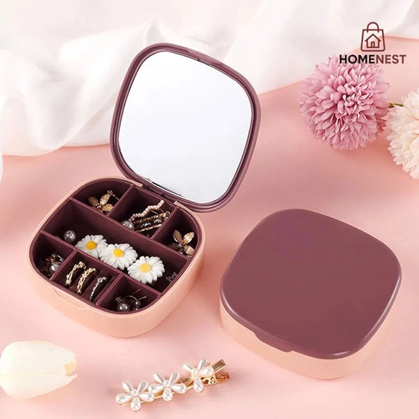 ✨ Stylish Portable Jewelry Organizer