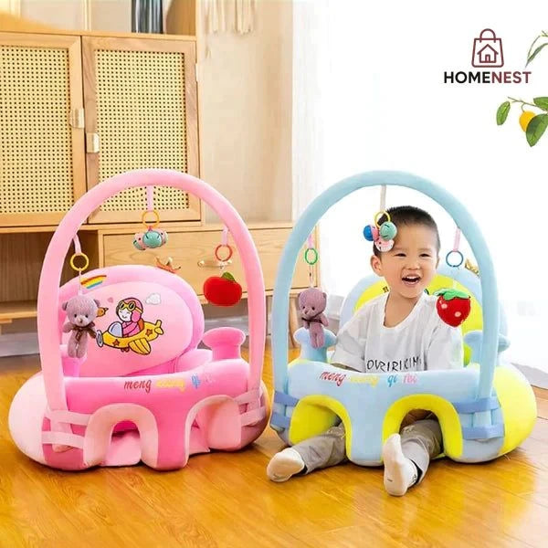 Cute Cartoon Animal Baby Sofa Cradle Support Seat Cover Toddlers