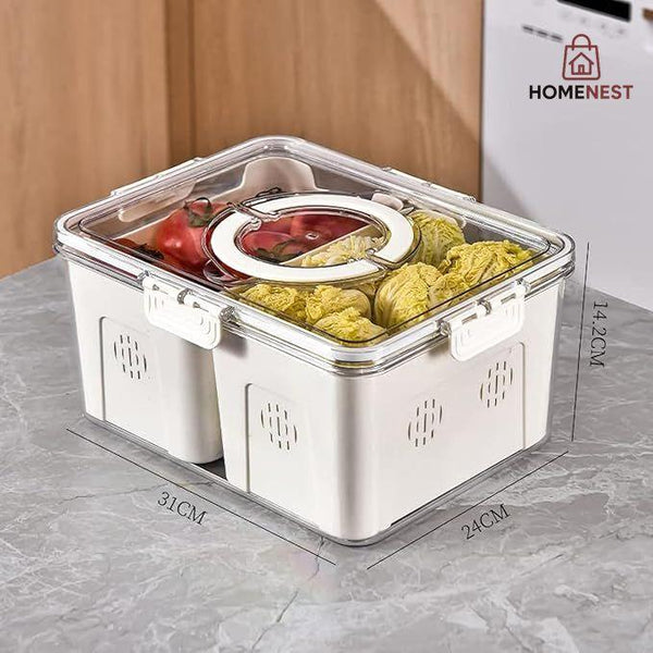 Acrylic 4 Grid Storage Box