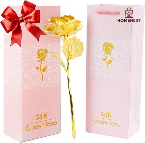 24k Gold Rose with Luxury Gift Box