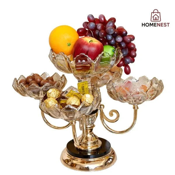 Rotating Dry Fruit Plate Rack