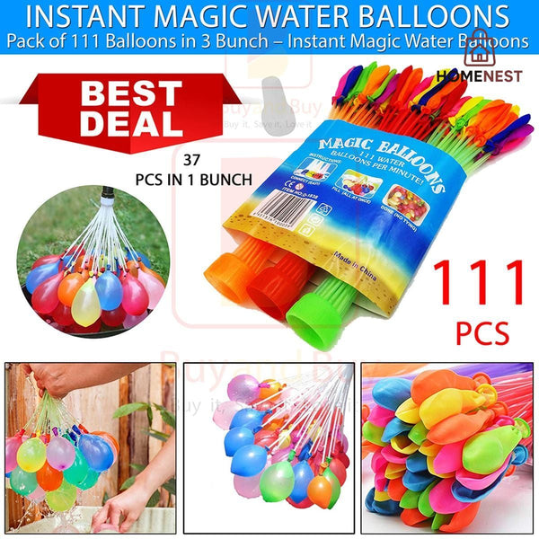 Fill & Tie Magic Water Balloons - Pack Of 111