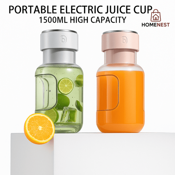 Portable electric rechargeable juicer