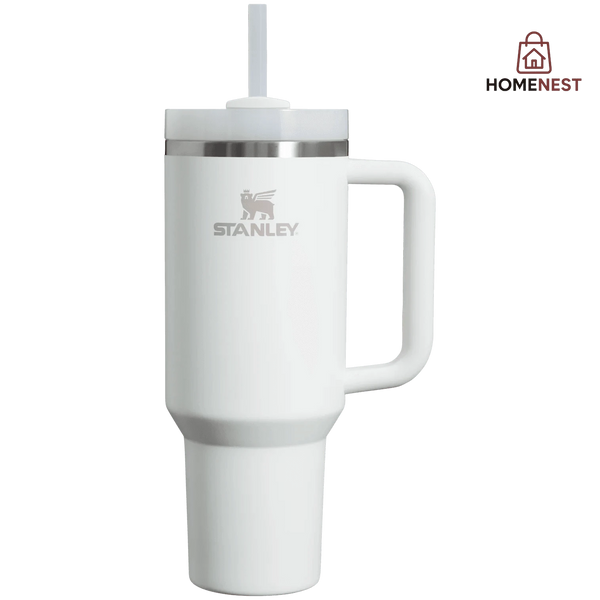 STANLEY QUENCHER H2.0 FLOWSTATE TUMBLER 40OZ - WHITE