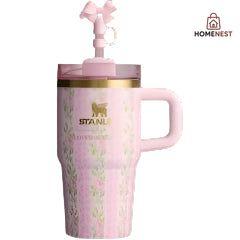 STANLEY X LOVE SHACK FANCY TUMBLER QUENCHER 14OZ - BLOOMING HEIRLOOM