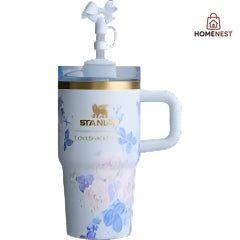 STANLEY X LOVE SHACK FANCY TUMBLER QUENCHER 14OZ - EVERBLOOMING ROSSETES