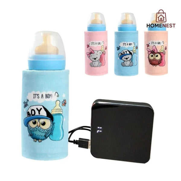 Portable USB Baby Bottle Warmer Material Anti-Wrinkle And Durable