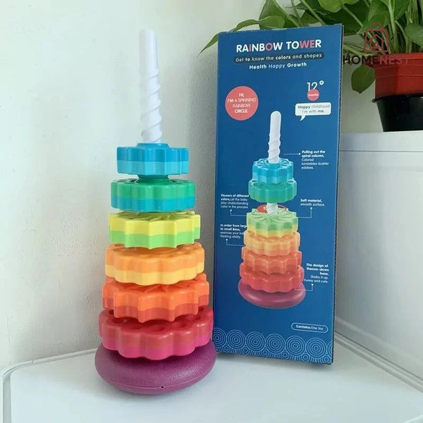 Spin Gear Again Rainbow Tower – 6 stages