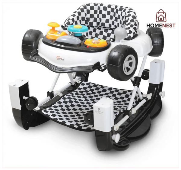Tinnies Baby Walker W/ Rocking - Black - BG-1207