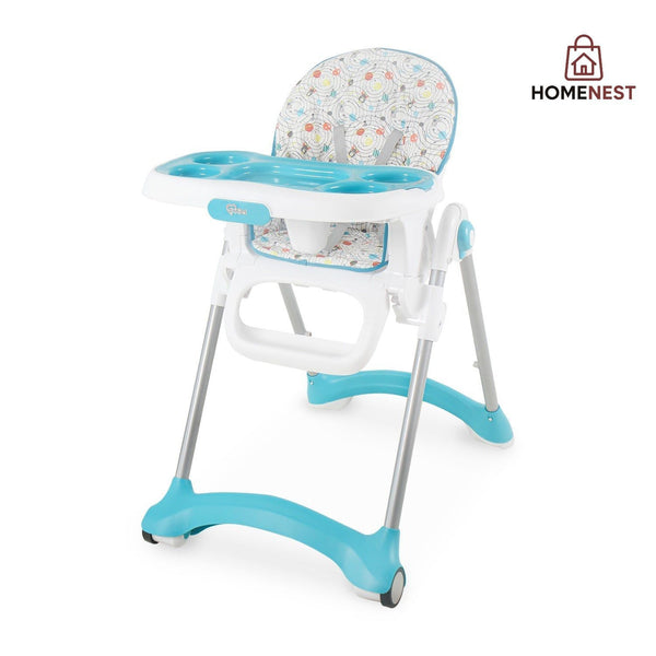 Tinnies Baby Adjustable High Chair - Blue Planet - T029