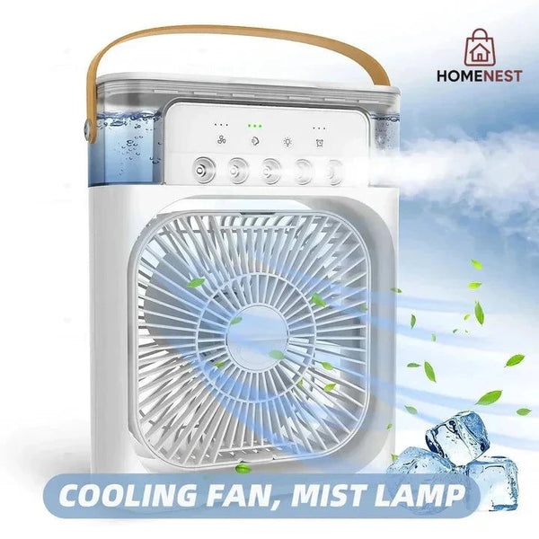 Portable Air Conditioner Water Mist Cooler Fan
