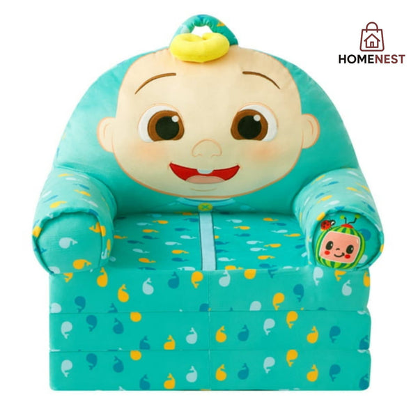 3 layers Kids Folding Sofa Cum Bed Cocomelon-JJ Character