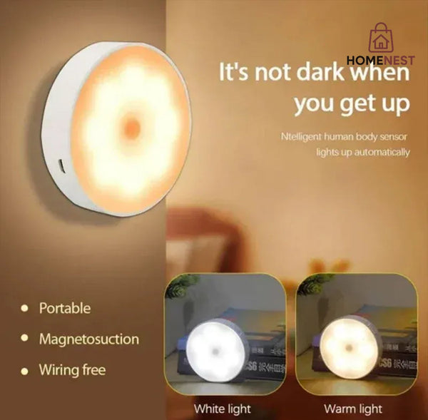 Intelligent night light home wardrobe storage USB light charging