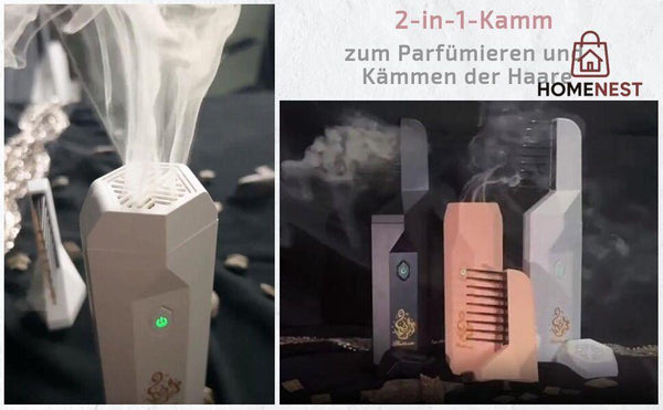 2 in 1 Hair Bakhoor Comb with Diffuser