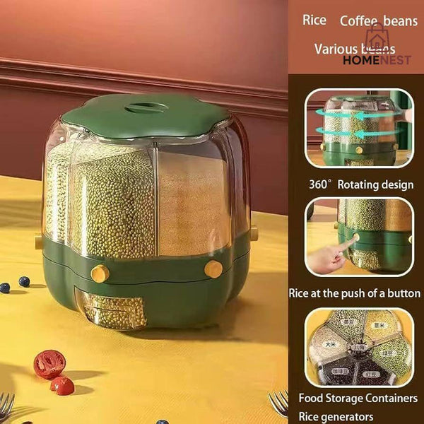Rotatable Grain Dispenser, 360°