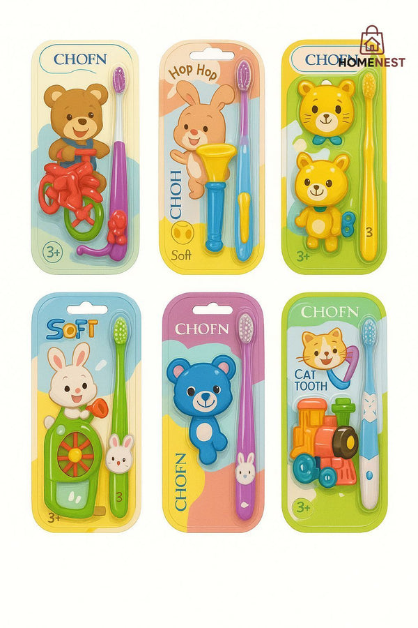 Kids Toothbrush Set 0f 2  (3–12 Years)