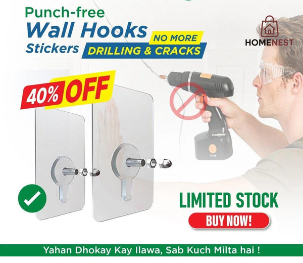 Punch-Free Screw Stickers (High Quality)