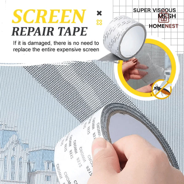 Window Net Screen Repair Roll- Fix broken Mesh Windows