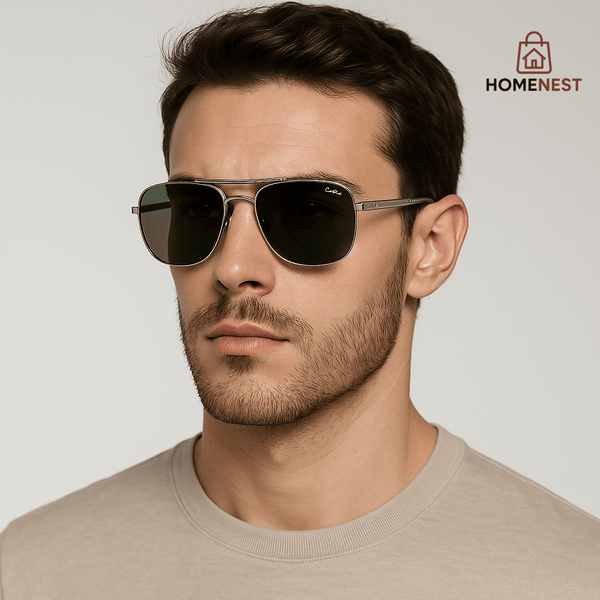Sunglasses – Elite Green Lens Aviators glasses