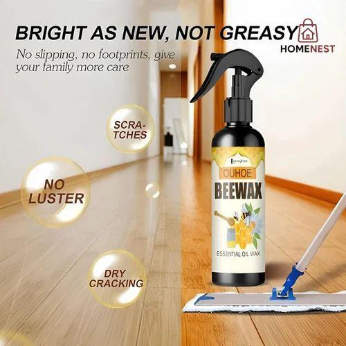 Bee wax furniture polish in easy spray bottle