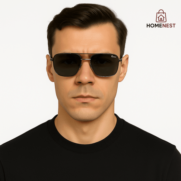 Black frame  Aviator Sunglasses
