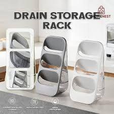 3-Tier Cutlery Drainer Tableware Holder