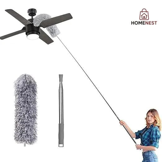 Fan Cleaning Brush with Long Rod