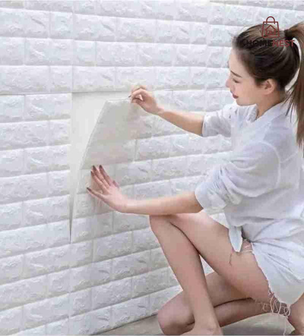 3D Brick Wall Sheets (Pack of 4)