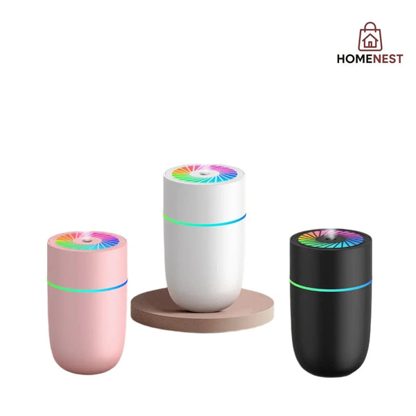 320ml Humidifier Portable USB Ultrasonic Colorful Cup Aroma Diffuser Cool Mist Maker Air Humidifier Pv
