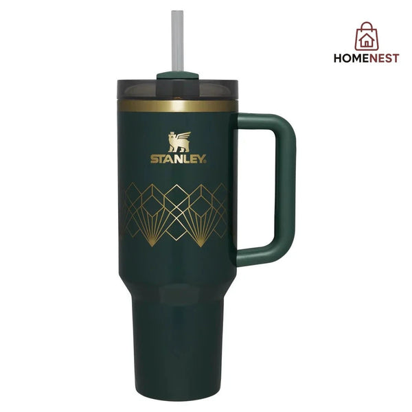DECO STANLEY QUENCHER H2.0 TUMBLER 40OZ - FOREST GLOSS