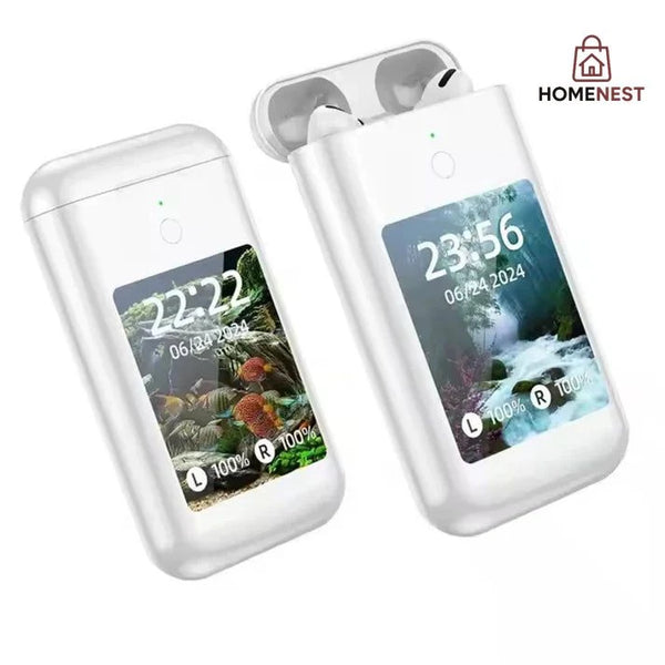 TF20 Box 3in1 Earbuds With Power Bank & Multimedia Display